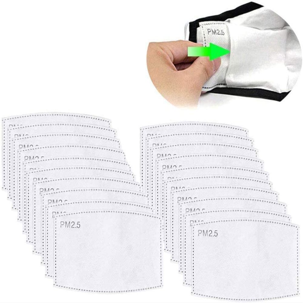 100 professional activated carbon filter replacement anti-fog mats, 5-layer anti-fog