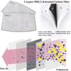 100 professional activated carbon filter replacement anti-fog mats, 5-layer anti-fog view 4