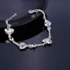 Bracelet Jewelry Tassels Heart Silver Bracelet Wedding Gift Chain Link Bracelets Jewelry view 4