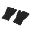1 Pair Womens Mens Fingerless Compression Gloves Hand Wrist Support Joint Pain Relief/Enhance Circulation - S M L XL - Black/Skin Color view 4