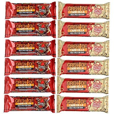 Grenade Carb Killa Bar 2 Flavour Peanut Mix (12 Pack)