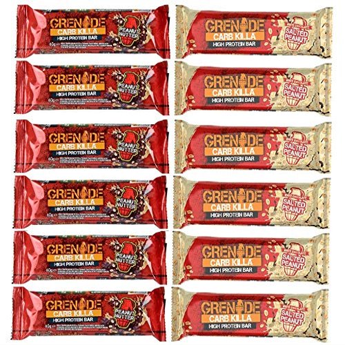 Grenade Carb Killa Bar 2 Flavour Peanut Mix (12 Pack)