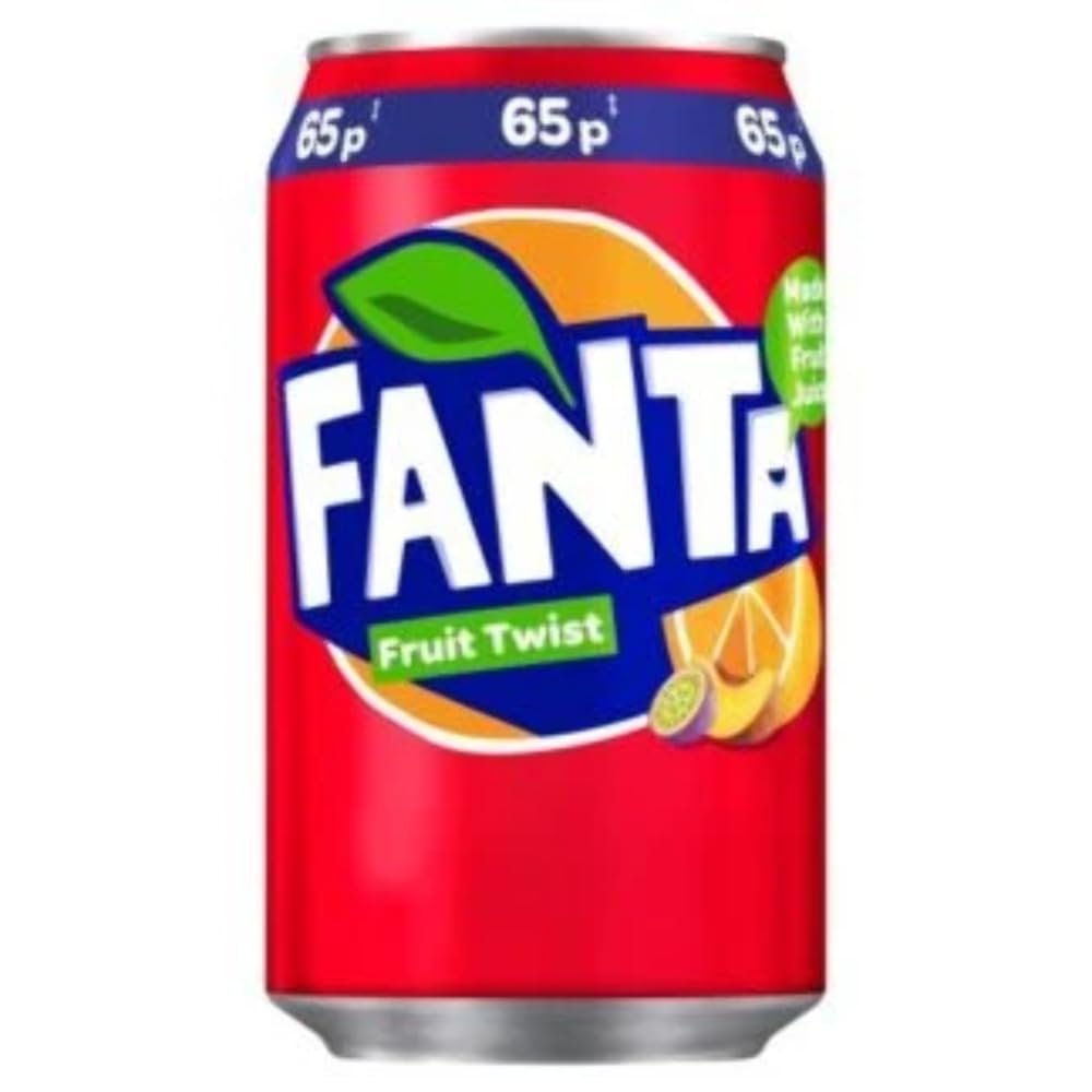 Coca Cola Fanta Fruit Twist 330ml PMP 65p, 330 ml