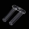 3 Types 100pcs New Clear Plastic Compression Sleeves for Rimless Glasses Fixing Accessories Tools(1.6 * 0.8 * 7.0mm) view 4