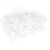 3 Types 100pcs New Clear Plastic Compression Sleeves for Rimless Glasses Fixing Accessories Tools(1.4 * 0.8 * 7.0mm) view 1