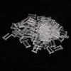 3 Types 100pcs New Clear Plastic Compression Sleeves for Rimless Glasses Fixing Accessories Tools(1.4 * 0.8 * 7.0mm) view 2
