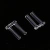 3 Types 100pcs New Clear Plastic Compression Sleeves for Rimless Glasses Fixing Accessories Tools(1.4 * 0.8 * 7.0mm) view 3