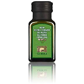 6 x 0,10 l - Olive oil with chives produced by Sa Mola oleificio Sardinia