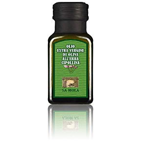 6 x 0,10 l - Olive oil with chives produced by Sa Mola oleificio Sardinia