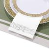 [100 Pack] Disposable Bathroom Napkins, Single-Use Guest Towels, Soft and Absorbent Linen-Feel Paper Hand Towels for Kitchen, Parties, Weddings, Dinners or Events, Silver view 3