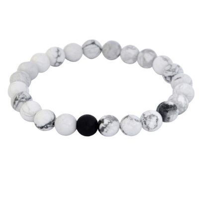 Bracelet Men'S Bead Bracelet Frosted Stone Bracelet