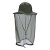 Beekeeping Cowboy Hat With Outdoor Mosquito Head Net - UV Proof Insect Net Veil Face Cover for Bug Fly Bee Gnats Protection - Fishing Hiking Gardening Honey Gathering Bucket Hat Green view 2