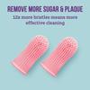 Itsy Bitsy People 360 Finger Toothbrush - Full Surround Silicone Bristles for Babies, Infants and Toddlers. BPA Free - Set of 4, Multi-Colors view 3