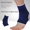1pcs Professional Elastic Knitted Ankle Brace Support Band Sports Gym Protects Shoes Ankle Therapy Bandage;Blue Candybarbar view 2