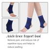 1pcs Professional Elastic Knitted Ankle Brace Support Band Sports Gym Protects Shoes Ankle Therapy Bandage;Blue Candybarbar view 3