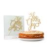 Double Sided Gold Glitter She Said Yes Cake Topper, Engagement Party Decoration, Wedding Anniversary decor! view 3