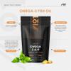 Omega 3-6-9 Fish Oil 3600mg - 120 Softgels - Wild-Caught Fish Oil with Flaxseed Oil & Borage Oil - Rich in ALA EPA GLA & DHA  No Additives (60 Day Supply) by Alpha01 view 2