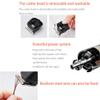 Men's Electric Shaver Professional Hair Trimmer USB Charging Black Waterproof 6 in 1 view 4