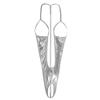 KHDFYER Underwear for Women Women S Crotchless Swimsuits Patent Leather Bodysuit Swimwear Open Bust Bathing Suit Clothes Female Swimming-Silver_M