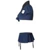 KHDFYER Dominatrixs Outfits for Women Woman S Blue Sexy Cop Uniform Fancy Costume Halloween Game Stage Bar Police Costume Cosplay-Blue_M view 4
