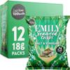 Abakus Seaweed Crisps - Salt & Vinegar 12 x 18g, Seaweed Snack, Nori Snack, Vegan, Gluten-Free, Healthy Snack, Source of Iodine view 1