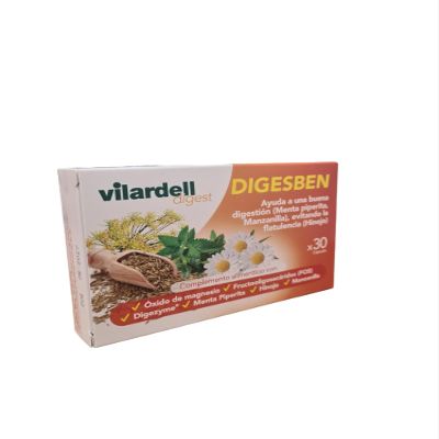 Viladell Disgest Digesben - 30 Cpsulas