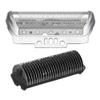 10B shaving foil + blade unit combo pack compatible with Braun CruZer1 CruZer2 CruZer3 CruZer4 CruZer5 CruZer6 CruZerFace / shaving blade + knife view 2