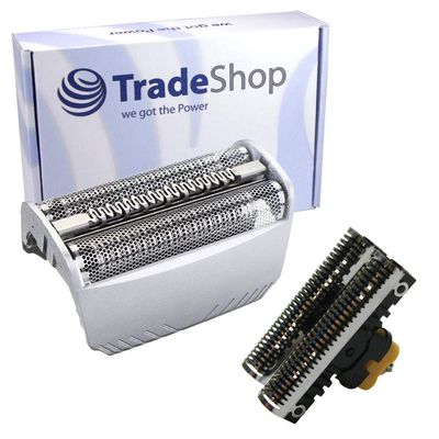 30s shaving foil + blade unit combination pack compatible with Braun (e.g. SmartControl, TriControl, Synchro, etc.)