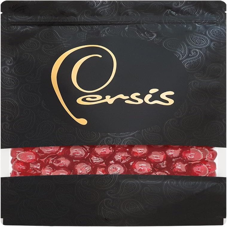 Persis Red Glace Cherries - 1kg (Pack of 1)
