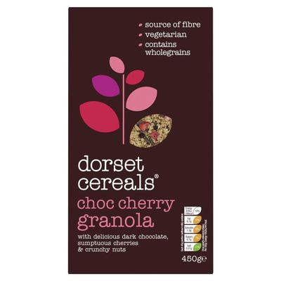Dorset Cereals Chocolate & Cherry Granola, 450G