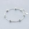 Bracelet Jewelry S925 Silver Bracelet Lady Glossy Pearl Ball Bracelet Small Silver Ball Bracelet Jewelry view 2