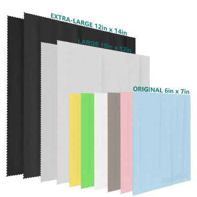 10 Pack Microfiber Cleaning Cloth Large, Lintfree Fiber Cleaning Cloth for Cleaning Lenses, Glasses, Glass, Screens, Cameras, Cell Phone, Eyeglasses, LCD TV Screens, Tablets