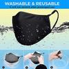 K-Mart K-MART_CLOTH_MASK_P washable fabric facial masks, black, 10 pieces view 2