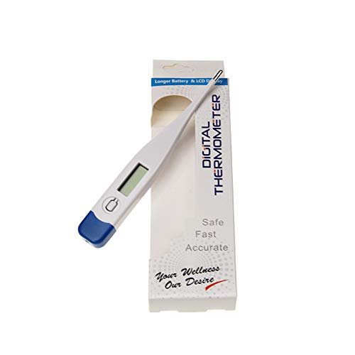 Digital Body Thermometer, Oral Underarm Temperature Thermometer Fast Read Temperature Meter for Baby, Adults or Kids