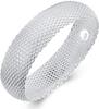 Bracelet Jewelry Silver Big Closed Net Bracelet Round Shape Silver Bracelet Jewelry view 1