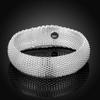 Bracelet Jewelry Silver Big Closed Net Bracelet Round Shape Silver Bracelet Jewelry view 3