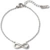 Bracelet Jewelry Bracelet Female Girl Jewelry Gift Stainless Steel Bracelet Silver Infinity Symbol Chain Bracelet view 1