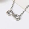 Bracelet Jewelry Bracelet Female Girl Jewelry Gift Stainless Steel Bracelet Silver Infinity Symbol Chain Bracelet view 2