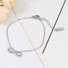 Bracelet Jewelry Bracelet Female Girl Jewelry Gift Stainless Steel Bracelet Silver Infinity Symbol Chain Bracelet view 3