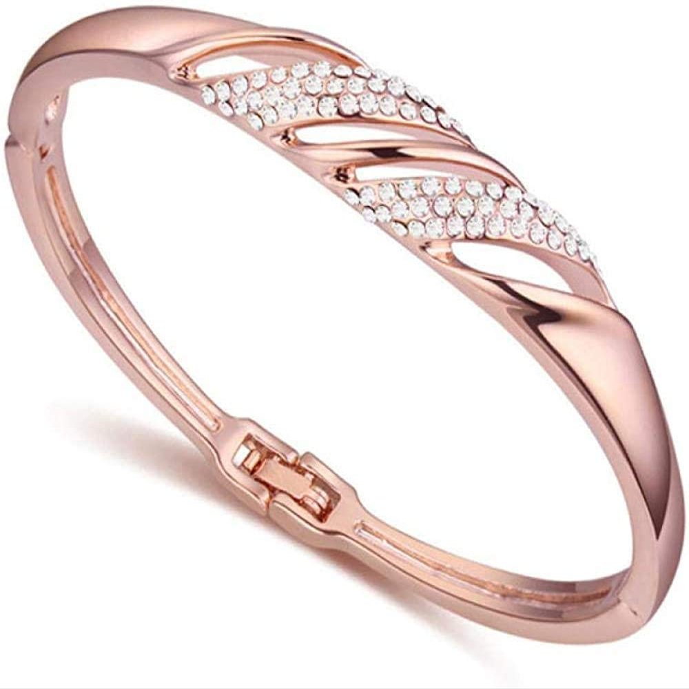 Bracelet Jewelry Bracelet Bracelets Wristband Crystal Bracelet Bracelet High-End Rose Gold Classic Bracelet Jewelry