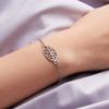 Bracelet Jewelry Stainless Steel Bracelet Female Hollow Silver Bracelet Jewelry Gift Plant Charm Bracelet Engagement Wedding Reception Gift Jewelry view 2
