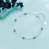 Bracelet Jewelry S925 Silver Bracelet Ladies Small Silver Ball Bracelet Glossy Peas Hand Jewelry view 3