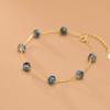 Bracelet Jewelry S925 Silver Bracelet Faceted Synthetic Crystal Bracelet Gold Plated Bracelet view 2