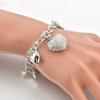 Bracelet Jewelry Bracelet Silver Love Heart And Key Charm Bracelet And Bracelet Ladies Stainless Steel Bracelet Jewelry Making Wedding Bracelet view 3