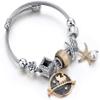 Bracelet Jewelry Bracelet Brown Cat In Starry Sky Bracelet Bracelet Bracelet Pearl Charm Women Silver Starfish Bracelet view 1