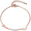 Bracelet Jewelry Stainless Steel Bracelet Romantic Heart-Shaped Lover Bracelet Jewelry Titanium Steel Charm Female Bracelet view 1