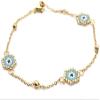 Bracelet Jewelry Bracelets Evil Eye Bracelet For Women Pulseras Mujer Jewelry Insta Bijoux Stainless Steel Gold Chain view 3