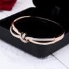 Bracelet Jewelry Bracelet Bracelets Wristband Jewelry Full Diamond Bow Bracelet Titanium Steel High-Grade Bracelet Jewelry view 2