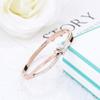 Bracelet Jewelry Bracelet Bracelets Wristband Jewelry Full Diamond Bow Bracelet Titanium Steel High-Grade Bracelet Jewelry view 4