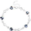 Bracelet Jewelry S925 Sterling Silver Heart-Shaped Crystal Bracelet Ladies Love Heart Bracelet Bracelet Jewelry view 1